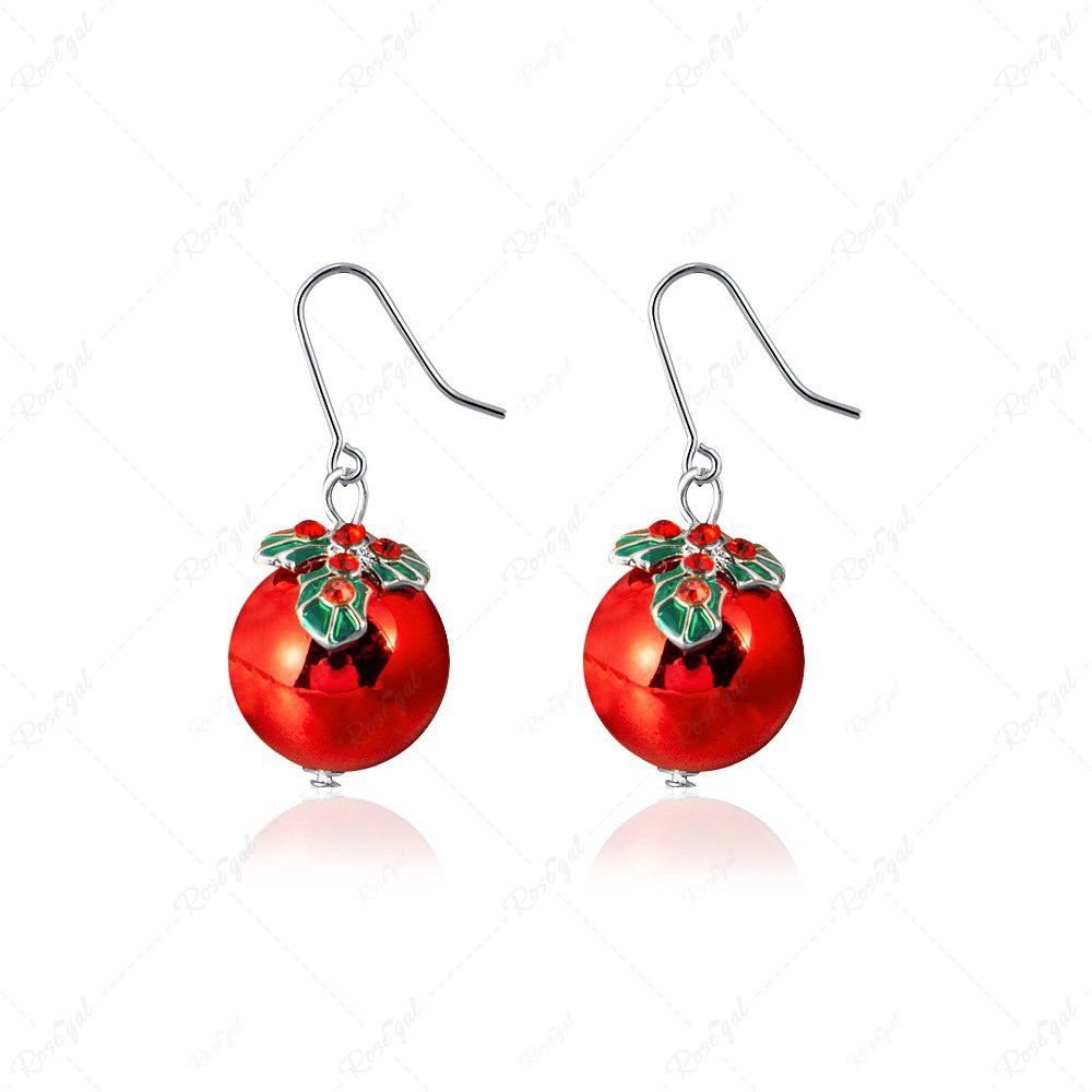 Outfit Christmas Pomegranate Drop Earrings  