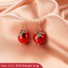 Christmas Pomegranate Drop Earrings -  