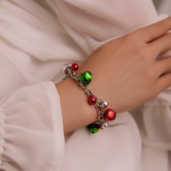 Bracelet Cloche de Noël Coloré - MULTI