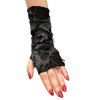 Gothic Punk Ripped Half Finger Gloves -  