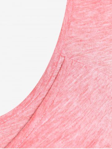 Plus Size Valentine's Day Heart Ring Layered Long Sleeves T Shirt