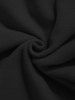 Fuzzy Fleece OAKLAND Embroider Quarter Zip Sweatshirt -  
