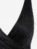Maxi Robe de Soirée Haute Basse Drapée Plongeante de Grande Taille - Noir 5x | US 30-32
