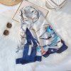 Imitation Silk Printed Long Scarf -  
