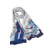 Imitation Silk Printed Long Scarf -  