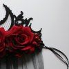 Bandeau de Cheveux D'Halloween Gothique Rose avec Accessoires - Multi 
