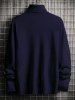 UNISEX Turtleneck Solid Color Skin Friendly Basic Pullover Sweater Warmth Winter Essentials Jumper -  