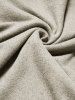 Haut Croisé Noué à Imprimé Tribal en Tricot - café L