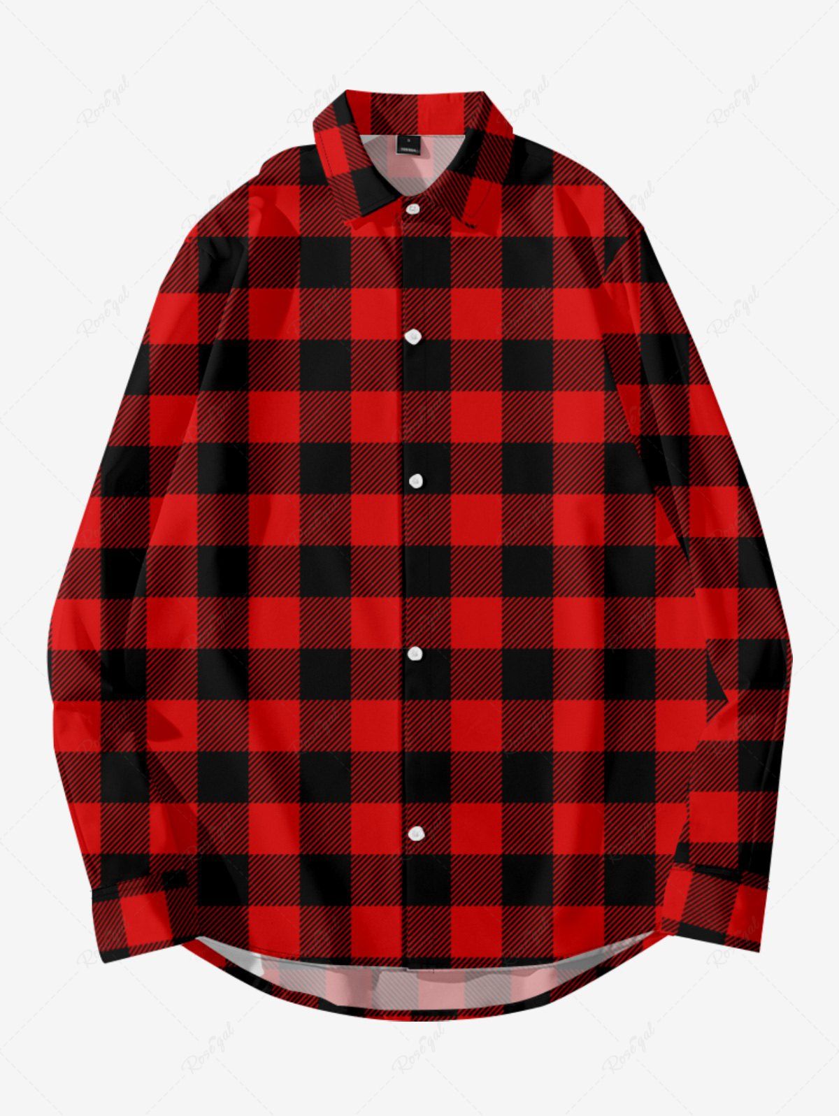 Hot Mens Checked Button Up Shirt  