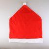 Housse de Chaise en Forme de Chapeau de Noël - Rouge 