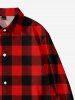 Mens Checked Button Up Shirt -  