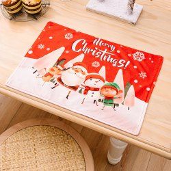 Christmas Table Cover Tablecloth Cushion Party Decor -  