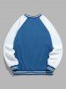 CALIFORNIA Embroidered Raglan Sleeve Fleece-lined Sweatshirt -  