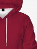 Kids Fleece Lining Kangaroo Pocket Hoodie -  