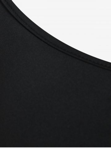 Plus Size O-ring Cutout Cropped Camisole