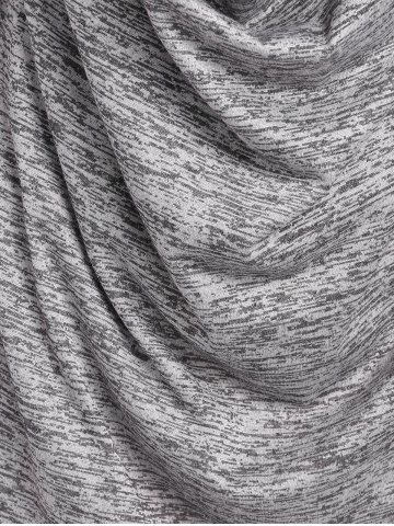 Plus Size Crisscross Cowl Front 2 in 1 Irregular T-shirt