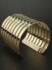 Multilayer Cut Out Open Bangle Jewelry Cuff Bracelet -  