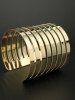 Multilayer Cut Out Open Bangle Jewelry Cuff Bracelet -  