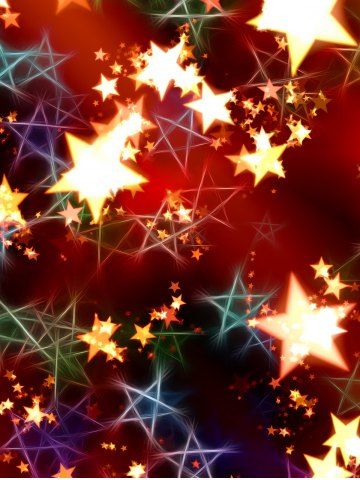 Plus Size Sparkling Stars Print Sleeveless Dress