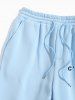 Pantalon de Jogging Sport Doublure en Molleton à Cordon Motif Lettre C'EST LA VIE PARIS - Bleu clair XL