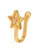 Faux Star Nose Ring Non Piercing Clip On Nose Ring -  