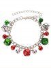 Christmas Colorful Bell Bracelet -  