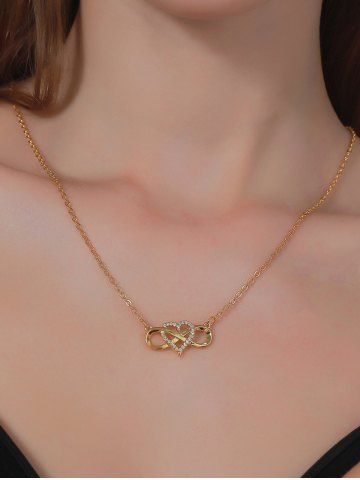 Collar Colgante con Estampado de Corazón de 8 Piezas - GOLDEN