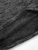 Plus Size Square Neck Knitted Cropped T-shirt and Pants Pajamas Set -  