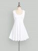 Plus Size Solid Casual Tank Dress -  