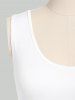 Plus Size Solid Casual Tank Dress -  
