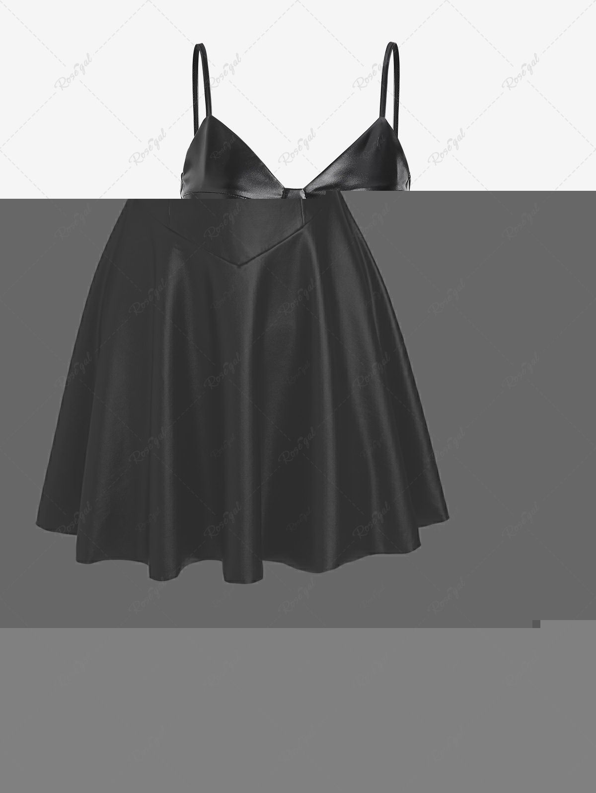 Best PU Leather Corset-style Cami Mini Dress  