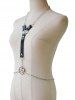 Gothic PU Leather Harness Waist Body Chain -  