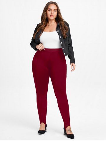 Solid Stirrup Leggings