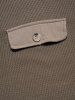 Textured Two Tone Color Mock Pocket Frilled Long Sleeve Top -  
