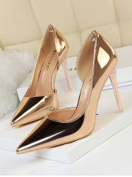 Pointed Toe High Heel Pumps -  
