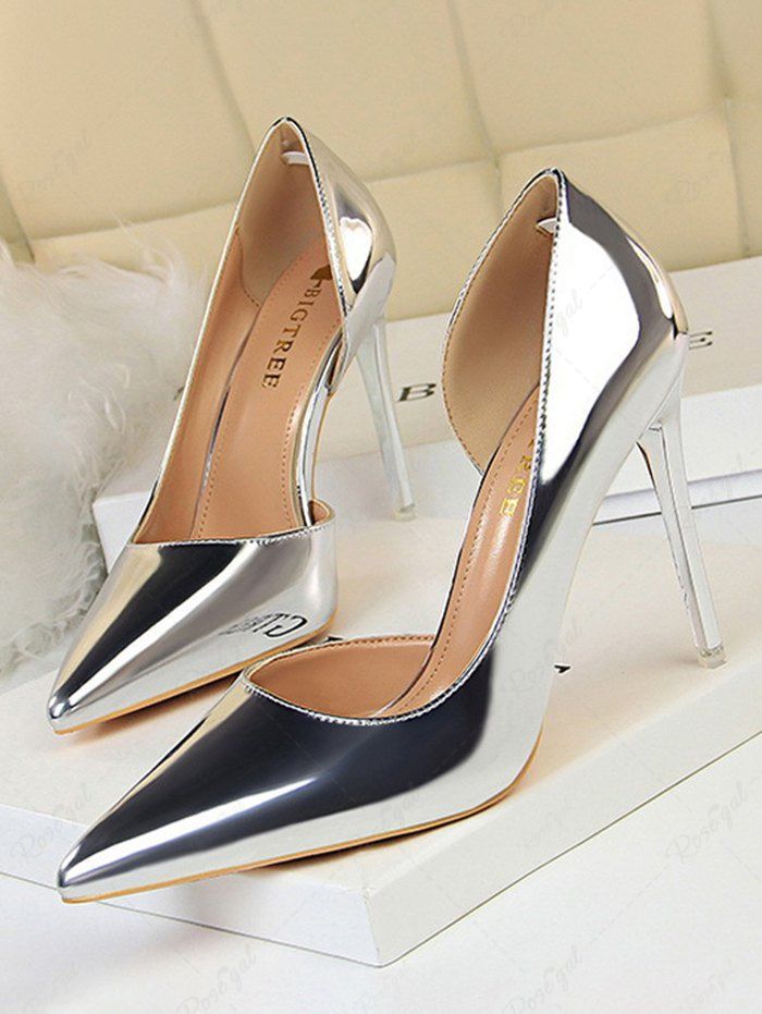 Store Pointed Toe High Heel Pumps  