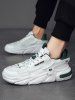 Letter Breathable Mesh Insert Chunky Sneakers -  