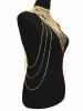 Lace Layered Choker Body Chain -  