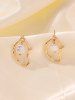 Elegant Irregular Faux Pearl Drop Earrings -  