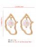 Elegant Irregular Faux Pearl Drop Earrings -  
