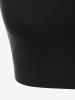 Gothic Basic Cropped Tube Top -  