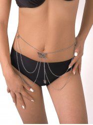 Butterfly Decor Waist Chain -  