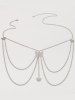 Butterfly Decor Waist Chain -  