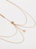 Rose Butterfly Decor Body Chain -  