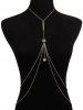 Rose Butterfly Decor Body Chain -  
