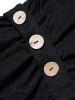 Plaid Print Panel Foldover Mock Button Off the Shoulder A Line Mini Dress -  