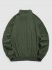 California Letter Embroidered Pullover Corduroy Jacket -  