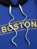 Star BOSTON Graphic Colorblock Thermal Fleece Lined Hoodie -  