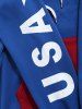 Star BOSTON Graphic Colorblock Thermal Fleece Lined Hoodie -  