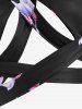 Floral Criss Cross Tied Archie Top -  